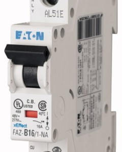 Circuit breaker FAZ 1-pole C40A 10KA 277V UL 489